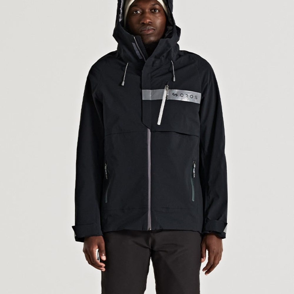 Men's Black Hooded Jacket